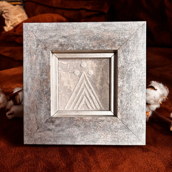 Dieva pajumte jeb Debesu zīme, 10x10cm