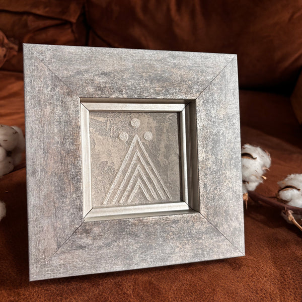 Dieva pajumte jeb Debesu zīme, 10x10cm