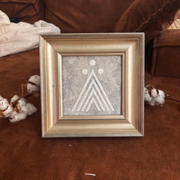 Dieva pajumte jeb Debesu zīme, 15x15cm