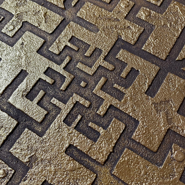 Pērkonkrusts, zelts 30x30cm